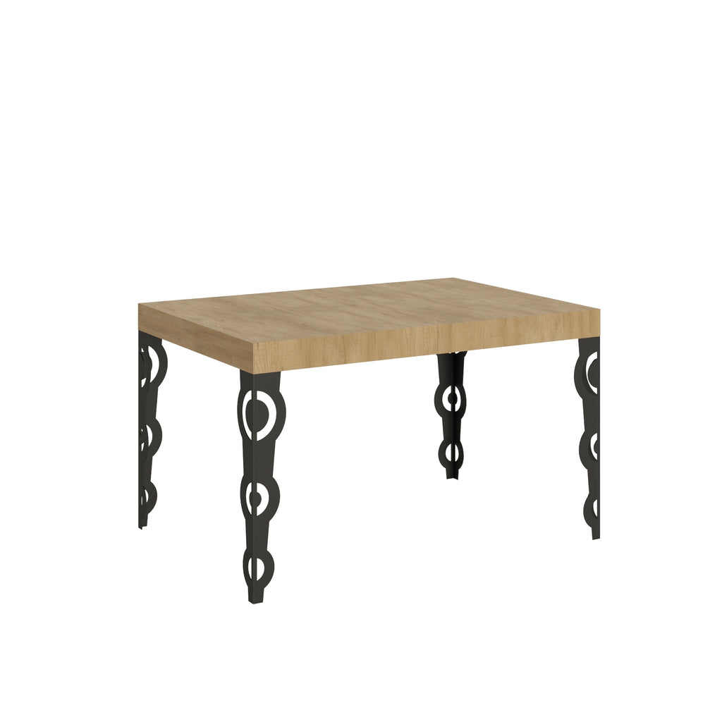 Tavolo allungabile 90x130/234 cm Noale Quercia Natura telaio Antracite