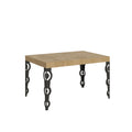 Tavolo allungabile 90x130/234 cm Noale Quercia Natura telaio Antracite
