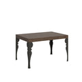 Tavolo allungabile 90x120/224 cm Mira Noce telaio Antracite