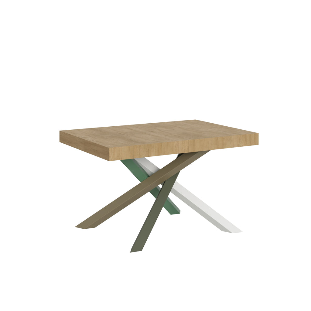 Tavolo allungabile 90x130/390 cm Affi Quercia Natura telaio 4/A