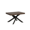 Tavolo allungabile 90x130/234 cm Affi Noce telaio Antracite