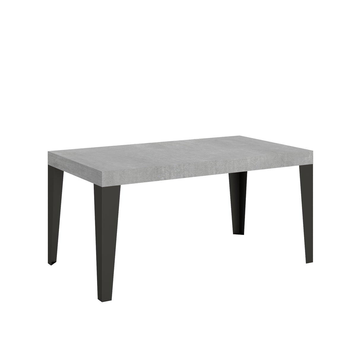 Tavolo allungabile 90x160/420 cm Marcon Cemento telaio Antracite