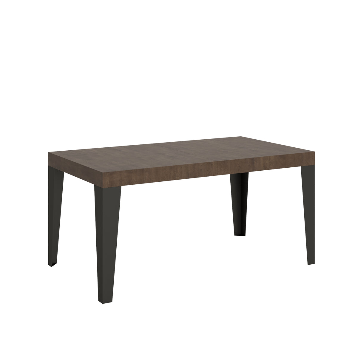 Tavolo allungabile 90x160/264 cm Marcon Noce telaio Antracite