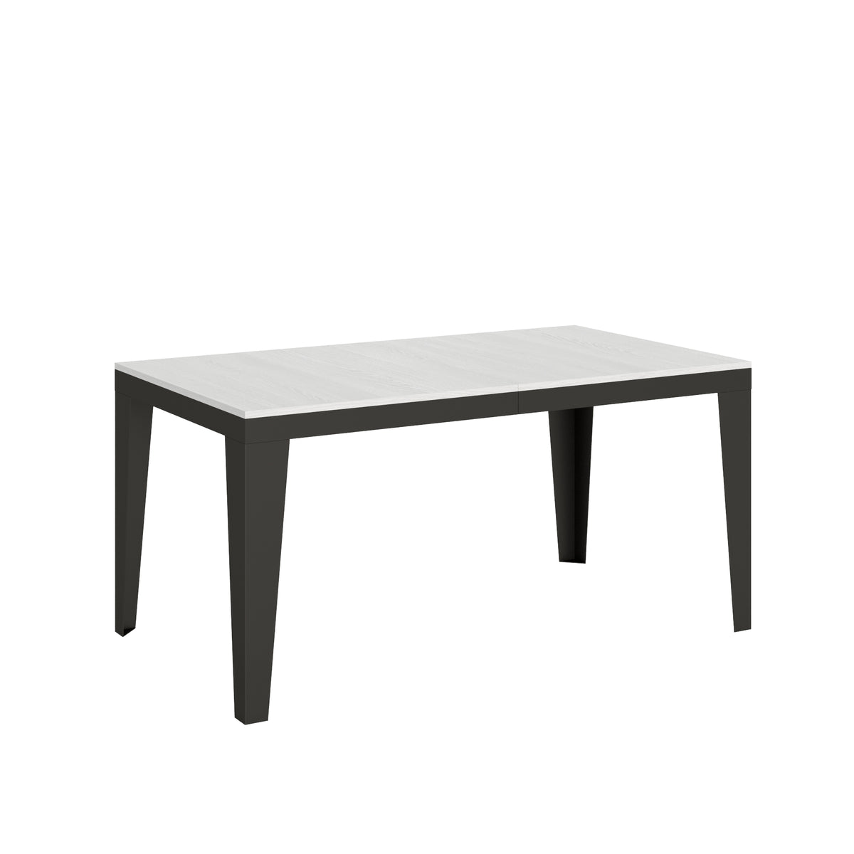 Tavolo allungabile 90x160/264 cm Marcon Evolution Bianco Frassino telaio Antracite