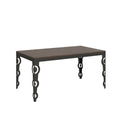 Tavolo allungabile 90x160/264 cm Noale Evolution Noce telaio Antracite