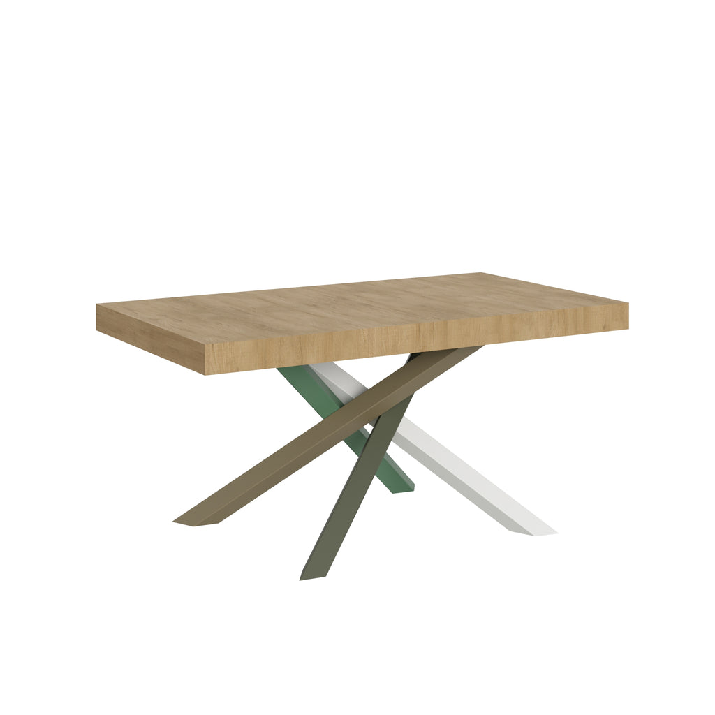 Tavolo allungabile 90x160/420 cm Affi Quercia Natura telaio 4/A