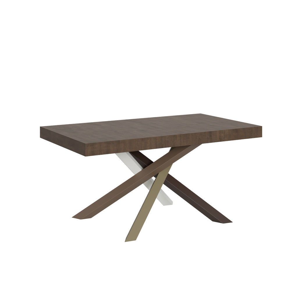 Tavolo allungabile 90x160/420 cm Affi Noce telaio 4/C