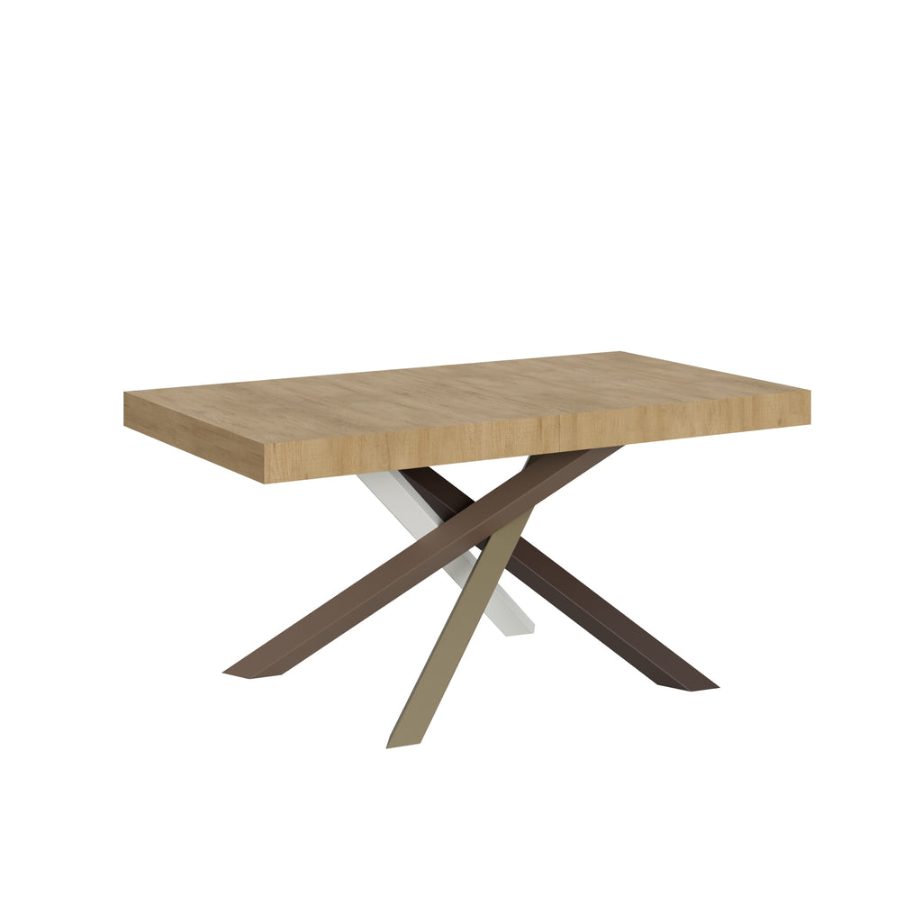 Tavolo allungabile 90x160/420 cm Affi Quercia Natura telaio 4/C