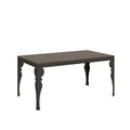 Tavolo allungabile 90x160/420 cm Mira Evolution Noce telaio Antracite
