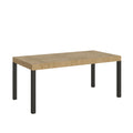 Tavolo allungabile 90x180/440 cm Noventa Quercia Natura telaio Antracite