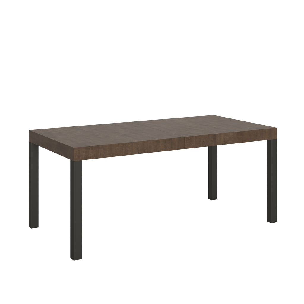 Tavolo allungabile 90x180/284 cm Noventa Noce telaio Antracite