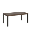 Tavolo allungabile 90x180/284 cm Noventa Noce telaio Antracite