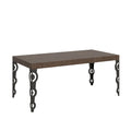 Tavolo allungabile 90x180/440 cm Noale Noce telaio Antracite