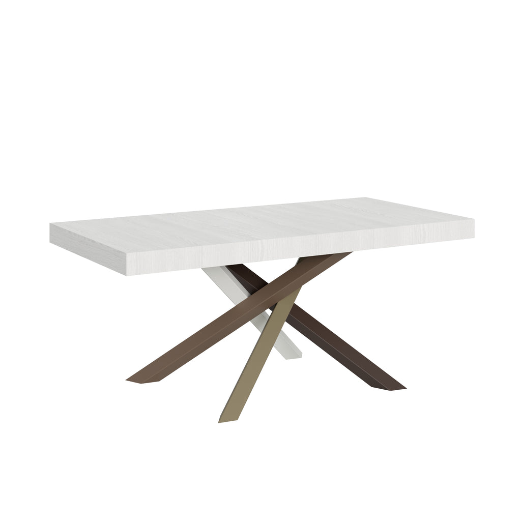 Tavolo allungabile 90x180/284 cm Affi Bianco Frassino telaio 4/C