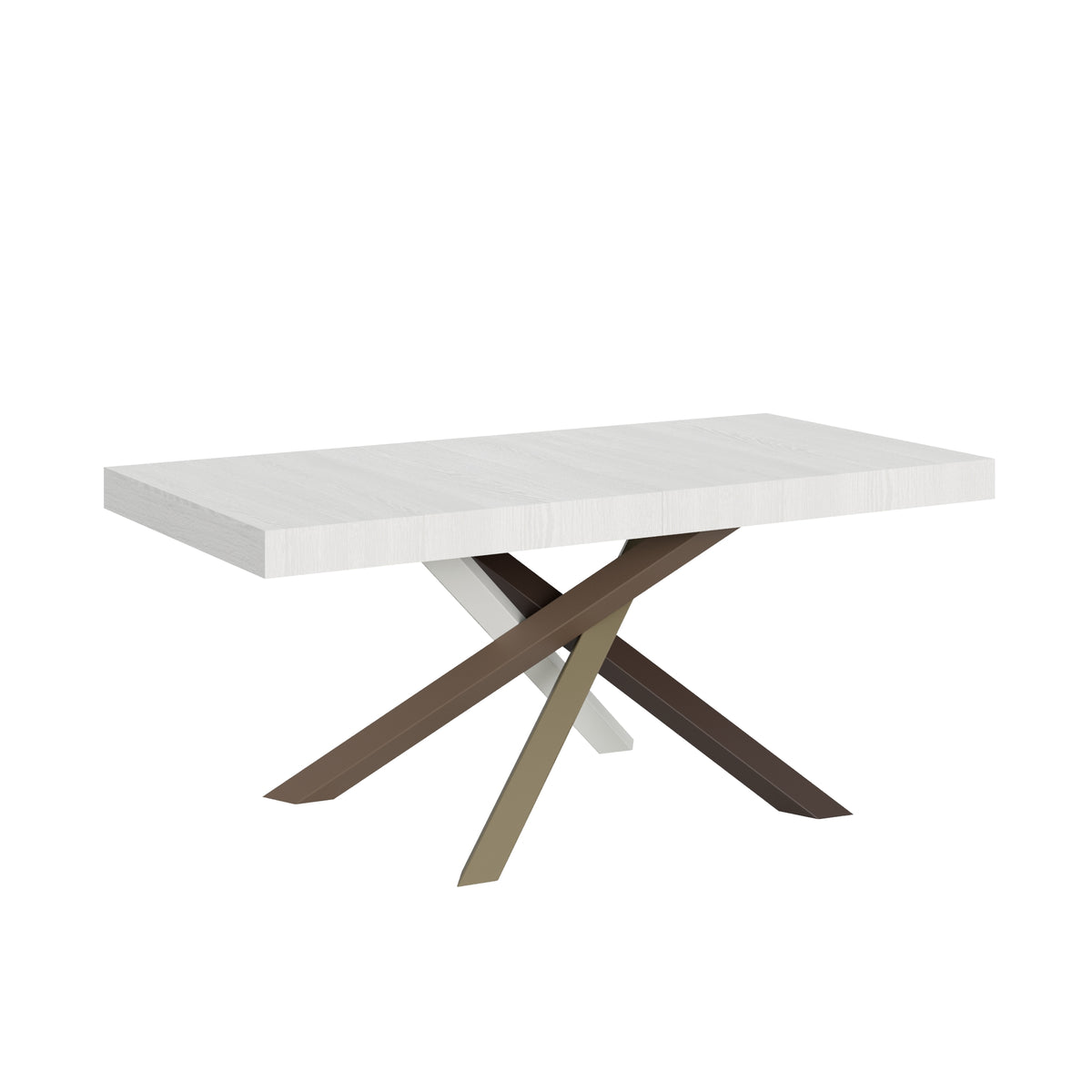 Tavolo allungabile 90x180/284 cm Affi Bianco Frassino telaio 4/C