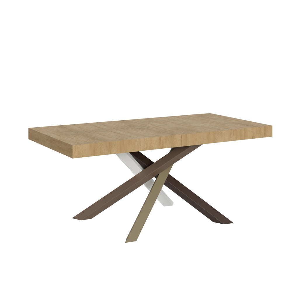 Tavolo allungabile 90x180/284 cm Affi Quercia Natura telaio 4/C