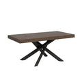 Tavolo allungabile 90x180/284 cm Affi Noce telaio Antracite