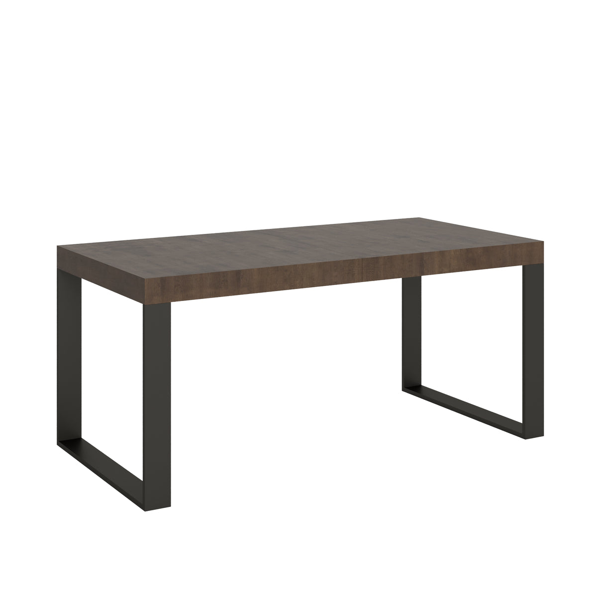 Tavolo allungabile 90x180/284 cm Pieve Premium Noce telaio Antracite