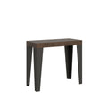 Consolle allungabile 90x40/196 cm Marcon Premium Noce telaio Antracite