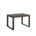 Tavolo allungabile 90x130/390 cm Pieve Premium Noce telaio Antracite