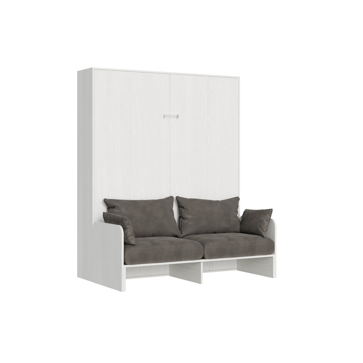 Letto a scomparsa 160 verticale Erbè Sofà Bianco Frassino