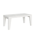 Tavolo allungabile 90x180/284 cm Salzano Bianco Frassino