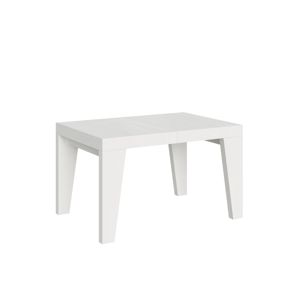 Tavolo allungabile 90x130/390 cm Salzano Bianco Frassino