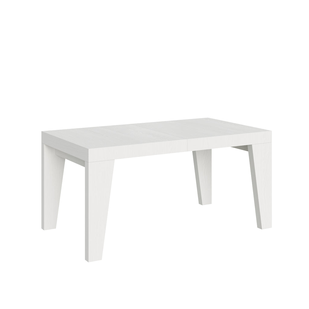 Tavolo allungabile 90x160/420 cm Salzano Bianco Frassino