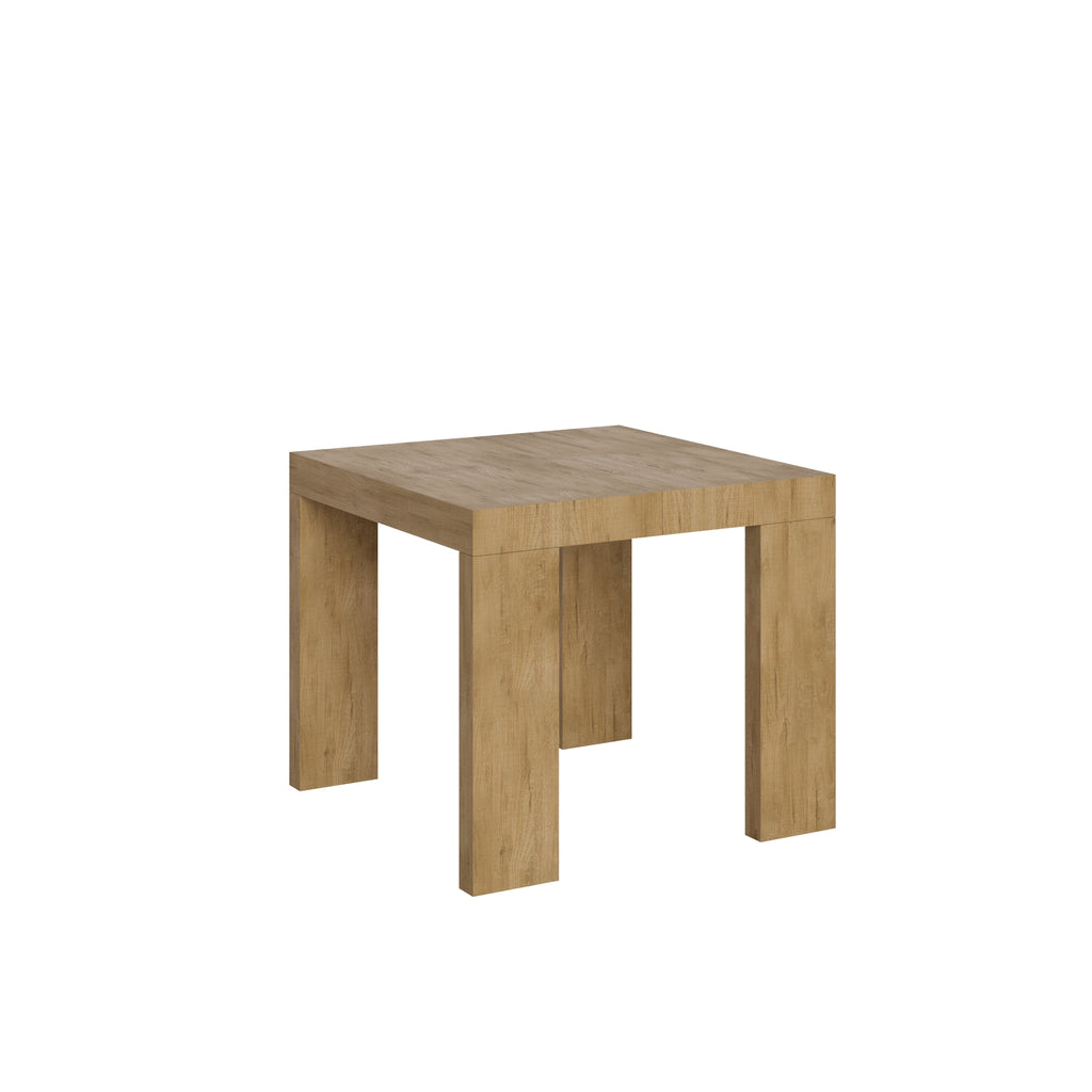 Tavolo allungabile 90x90/246 cm Pianiga Quercia Natura