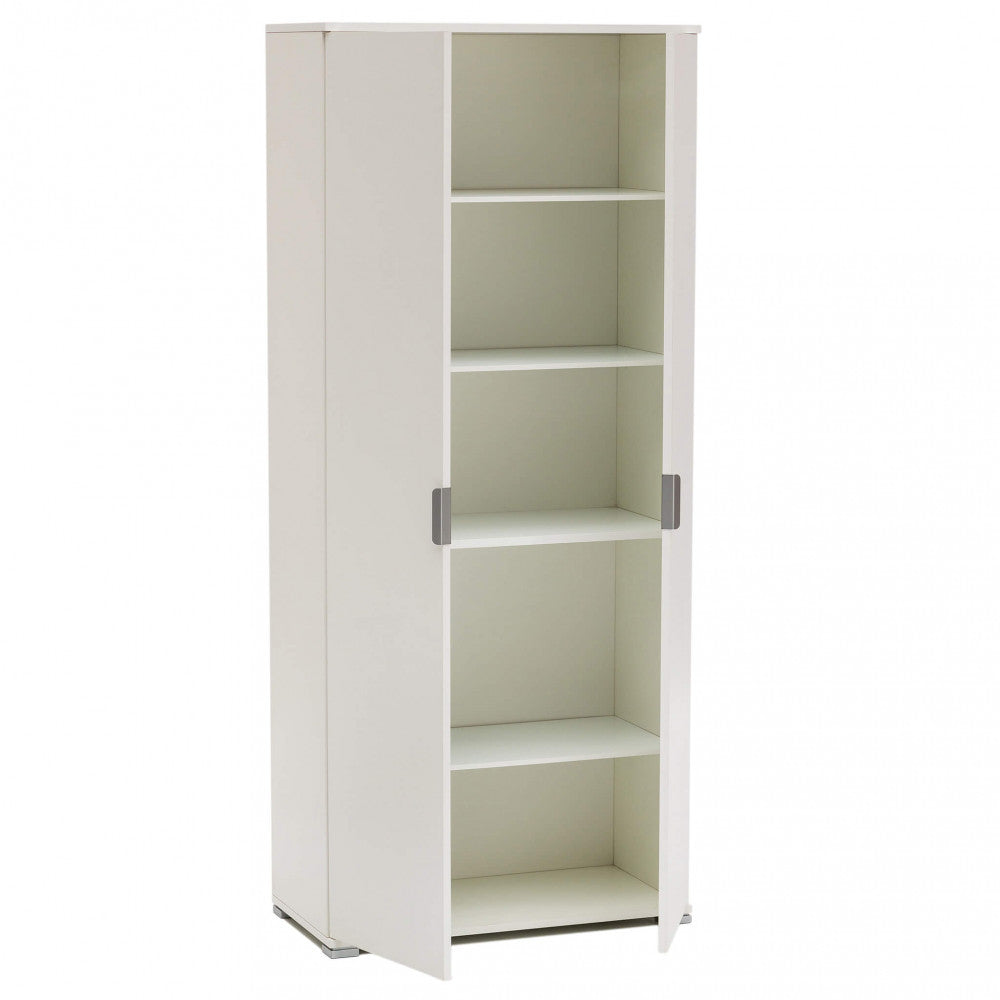 ARMADIO LEWIS 2 ANTE 180 BIANCO. Dimensioni: cm 75 x 38 x 174 h.