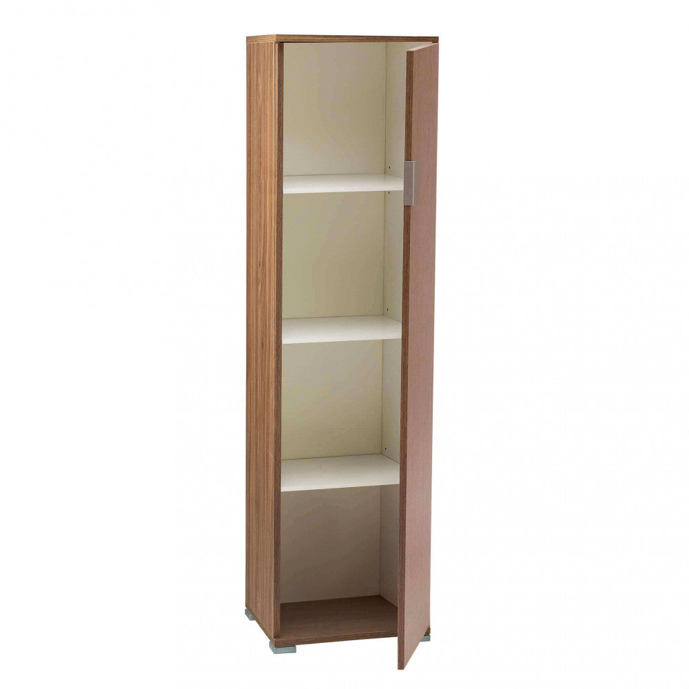 PORTASCOPE ELEA TINTA NOCE. Dimensioni: cm 40 x 33 x 151 h.