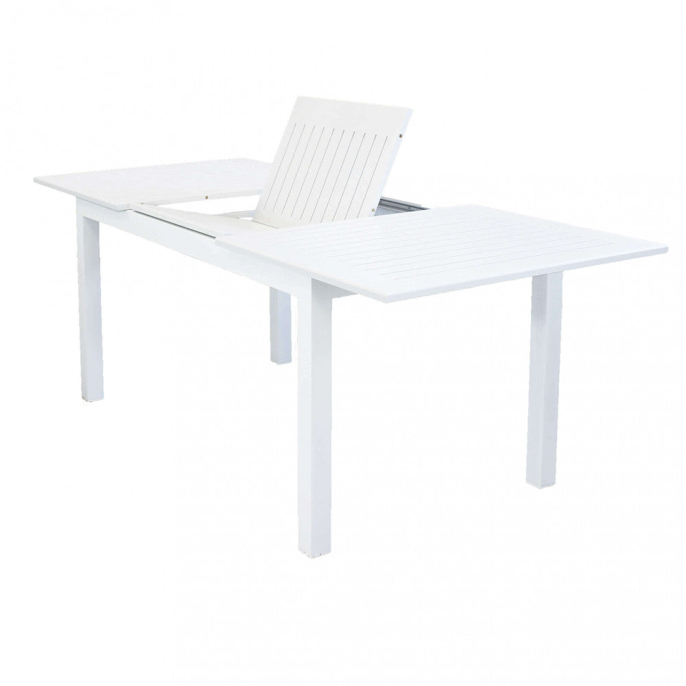 TAVOLO CUBA ALLUNGABILE 150/210 X 90. Struttura in alluminio verniciato BIANCO o TAUPE o TORTORA o ANTRACITE Dimensioni: cm 150/210 x 90 x 75 h. Arredo Giardino
