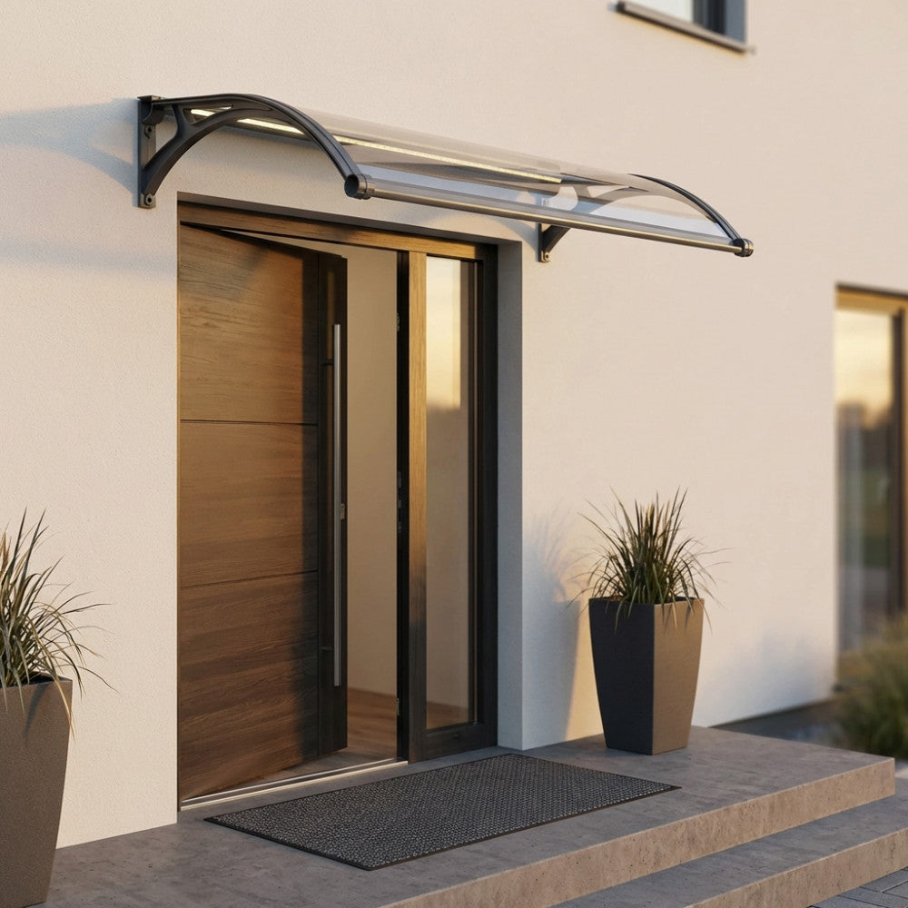 RAINBOW LED Awning, MATT 100 X 150. Awning with LED, SOLAR PANEL and 2.7 mm ABS Polycarbonate arms, self-charging, maintenance-free. Dimensions: 100 x 150 cm / D.95 x 145.