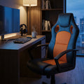 RED AND BLACK UNCHARTED GAMING CHAIR. Dimensions: 61 x 65 x 104-113.5 cm.