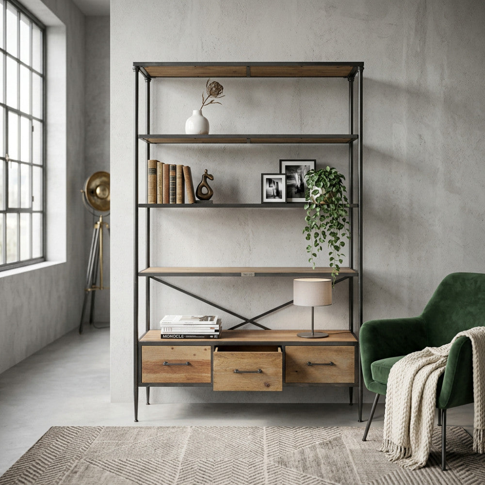 MOBILE DELMAR. Dimensioni: cm 128 x 44,5 x 153,5 h.