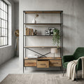 MOBILE DELMAR. Dimensioni: cm 128 x 44,5 x 153,5 h.