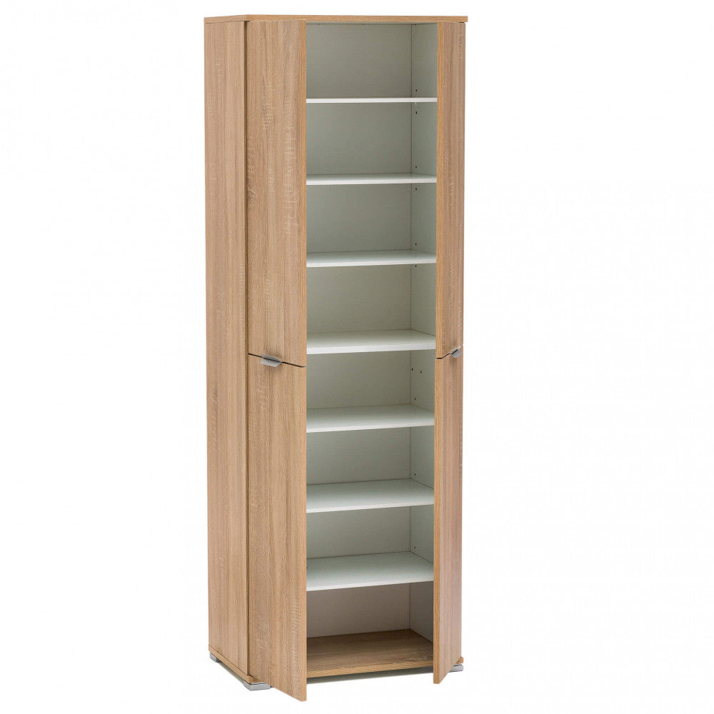 ARMADIO TENA 4 ANTE NATURA. Dimensioni: cm 60 x 38 x 174 h.