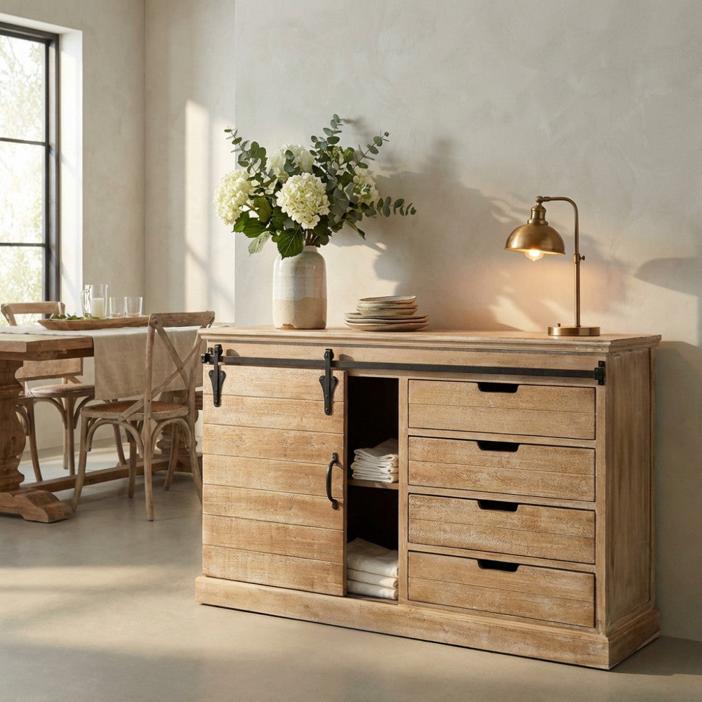 MOBILE COLUM. Dimensioni: cm 124 x 43 x 81,5 h.
