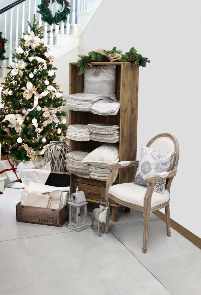 LIBRERIA JUSTIN. Libreria con 2 cassetti e 3 ripiani in legno di pino riciclato Dimensioni: cm 60 x 40 x 160 h.
