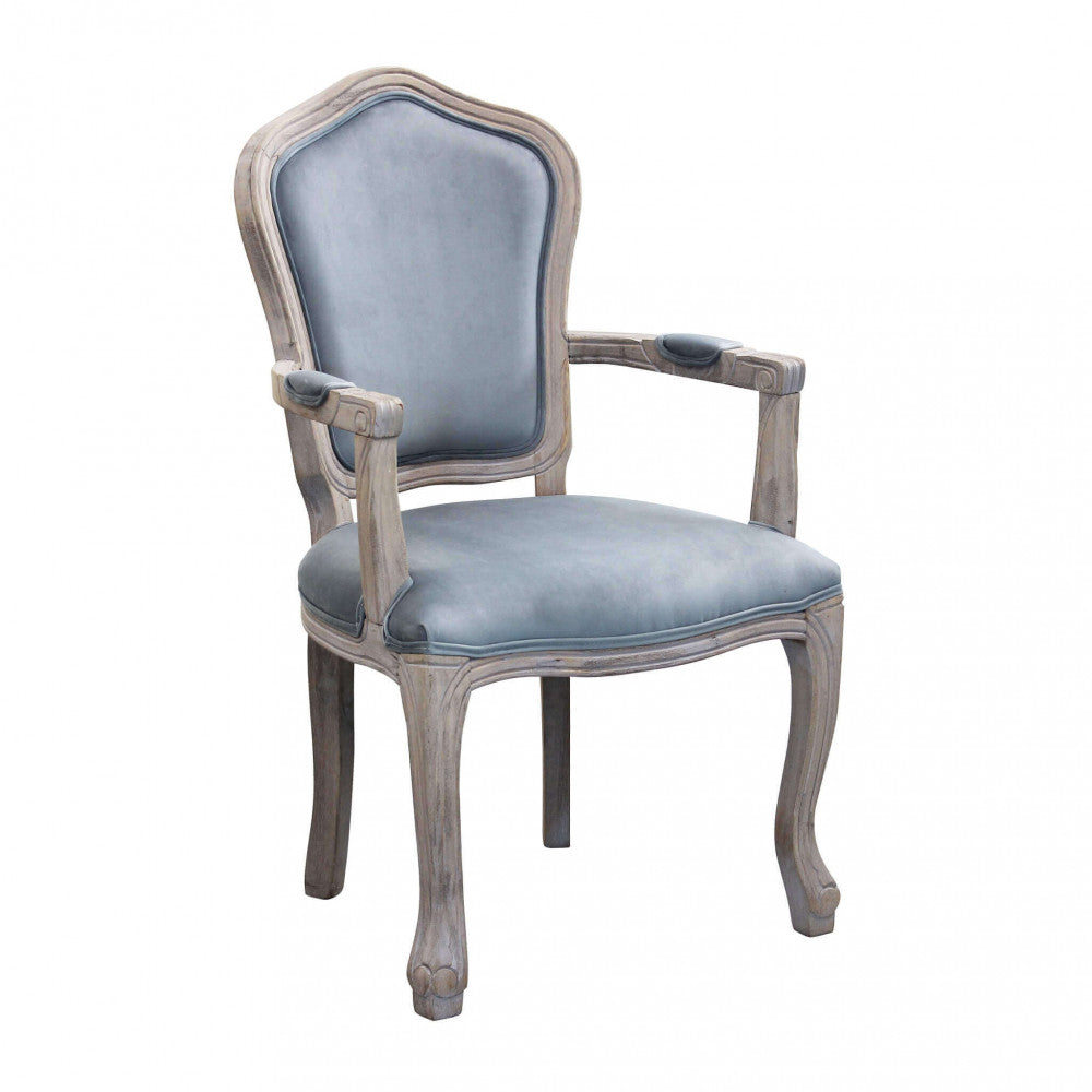 CHARLENE CHAIR IN GREY VELVET. Dimensions: 55 x 51 x 100 cm h.