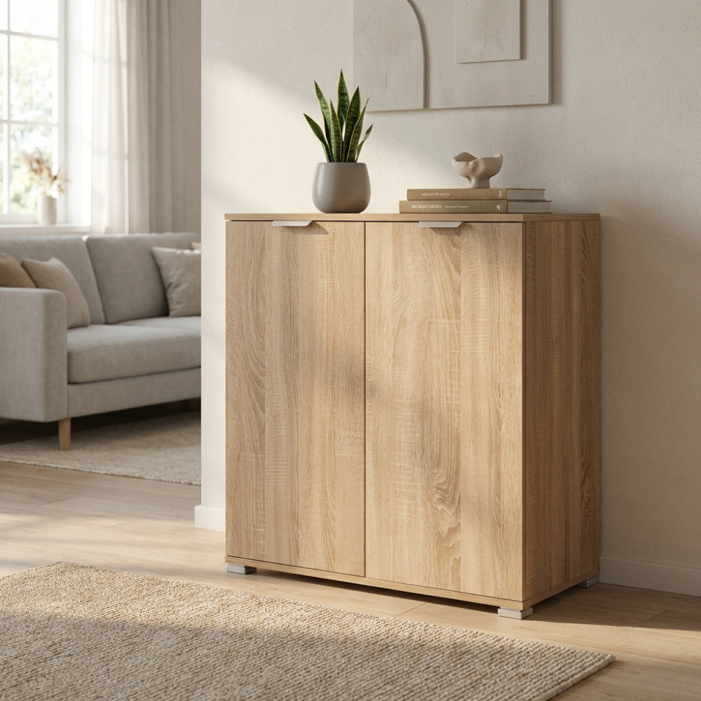 MOBILETTO WENDY 2 ANTE NATURALE. Dimensioni: cm 75 x 38 x 85 h.