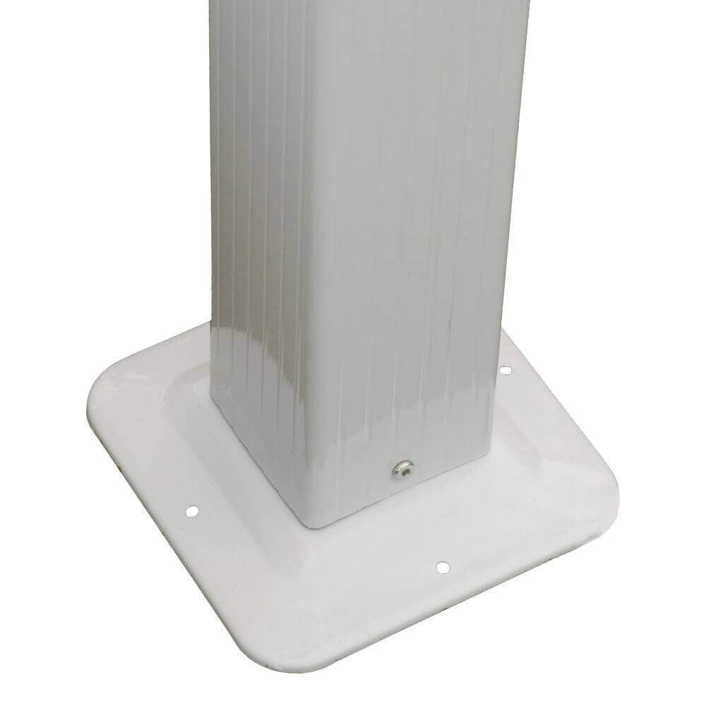 GAZEBO ASTORIA 3 X 3. WHITE polyester fabric 180 gr WHITE metal and aluminum structure Dimensions: 3 x 3 m. Garden furniture