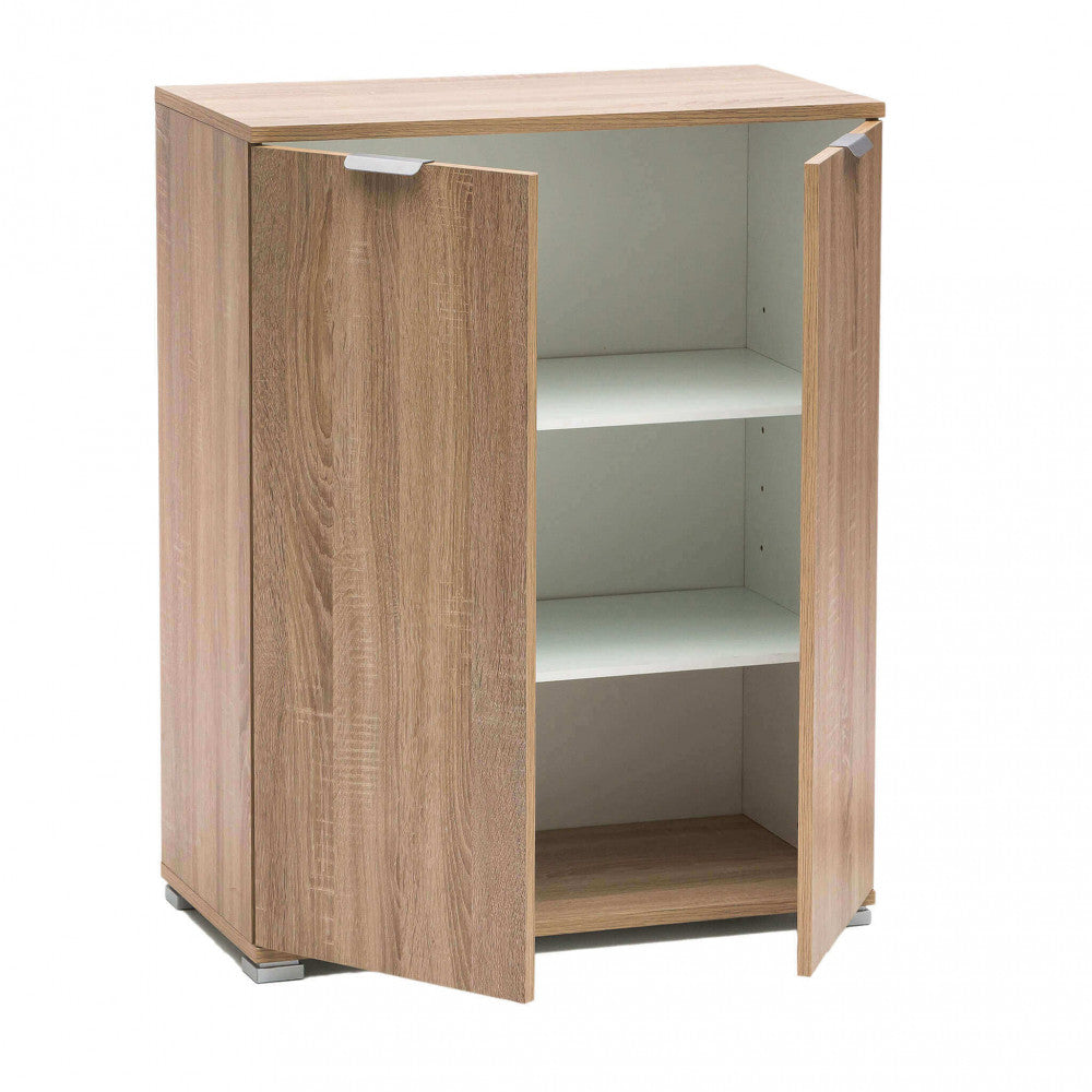 ARMADIETTO BORA 2 ANTE NATURALE. Dimensioni: cm 60 x 38 x 85 h.