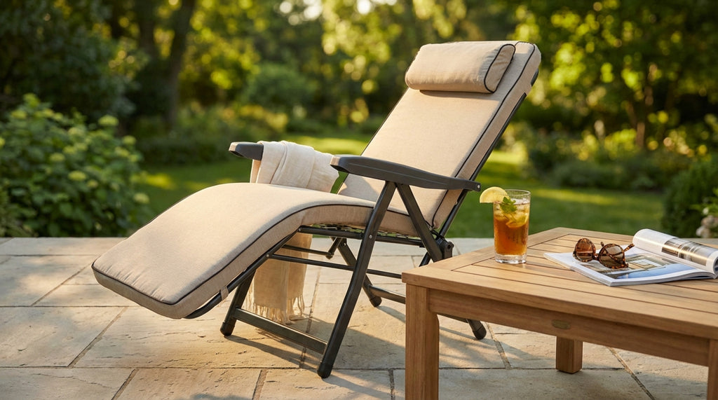 POLTRONA PARADISO MODELLO AUTOMATICA SABBIA. Disponibile BEIGE o GRIGIA o ROSSA o AZZURRA Dimensioni:. Arredo Giardino