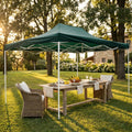 GAZEBO PARTY 3 X 4,5. Telo in poliestere BIANCO o VERDE 420D struttura in metallo Dimensioni: m 3 x 4,5. Arredo Giardino