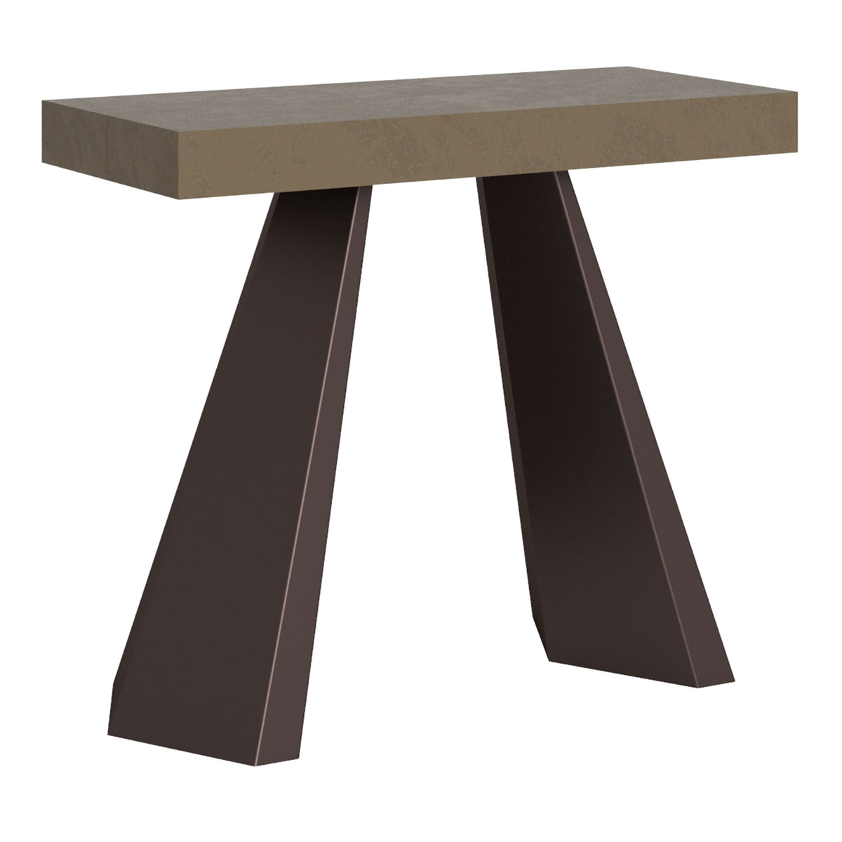 Consolle allungabile 90x40/196 cm Diamante Small Tortora telaio Orso