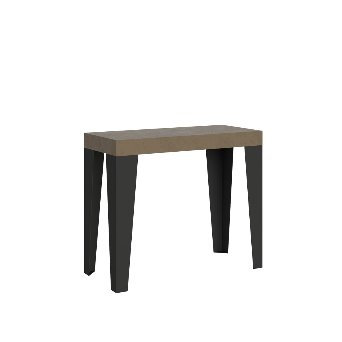 Consolle allungabile 90x40/300 cm Flame Premium Tortora telaio Antracite