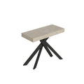 Consolle allungabile 90x40/300 cm Gazzo Cashmere gambe antracite