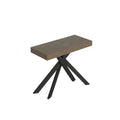 Consolle allungabile 90x40/196 cm Altavilla Small Tortora gambe antracite