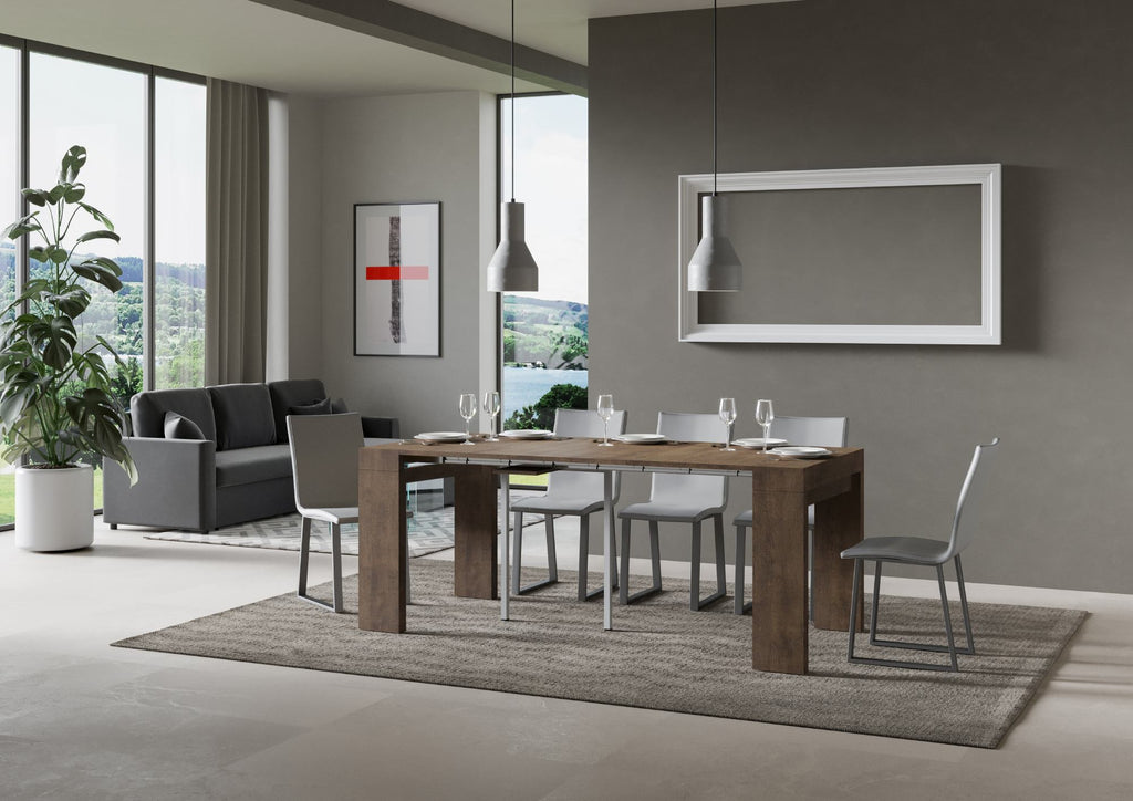 Consolle allungabile 90x40/300 cm Pianiga Noce